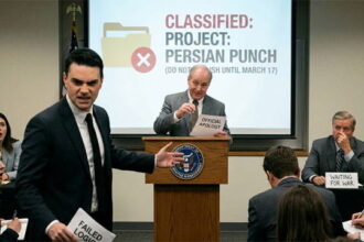 US government, Ben Shapiro in a press conference on Iran.