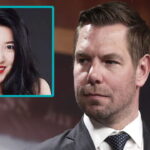 Male Congressman Eric Swalwell with Chinese female spy Fang Fang.