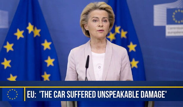 European Union leaders giving a speech on latest terrorist car ramming attack.