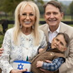 Miriam Adelson and Johnson Paulson with Ed Gallrein in Kentucky.