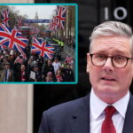 Keir Starmer speaking about the United the Kingdom march.