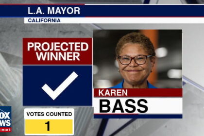 Fox News on the Los Angeles mayor election with Democrat Karen Bass.