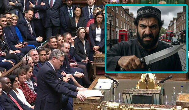 UK government politicians in Parliament speaking on migrant stabbings.