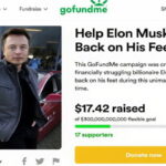 Elon Musk on a GoFundMe account raising money.