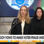 Democrats with New Jersey Governor Mikie Sherrill on stage.