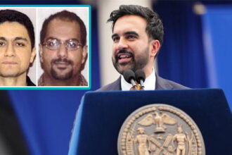 Zohran Mamdani giving a speech on the 911 ceremony in New York and the hijackers.